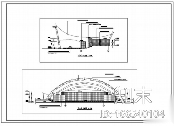 深圳某文化大楼室外空间设计cad施工图下载【ID:166540104】