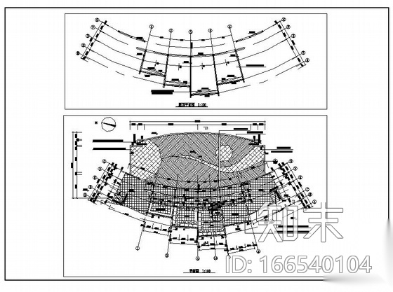 深圳某文化大楼室外空间设计cad施工图下载【ID:166540104】