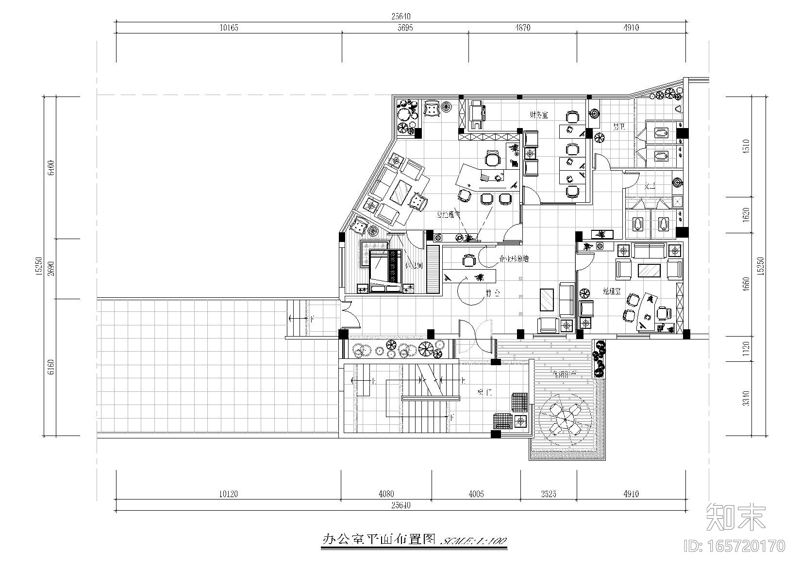 [闽清]雄仔贸易有限公司工程装饰设计施工图cad施工图下载【ID:165720170】