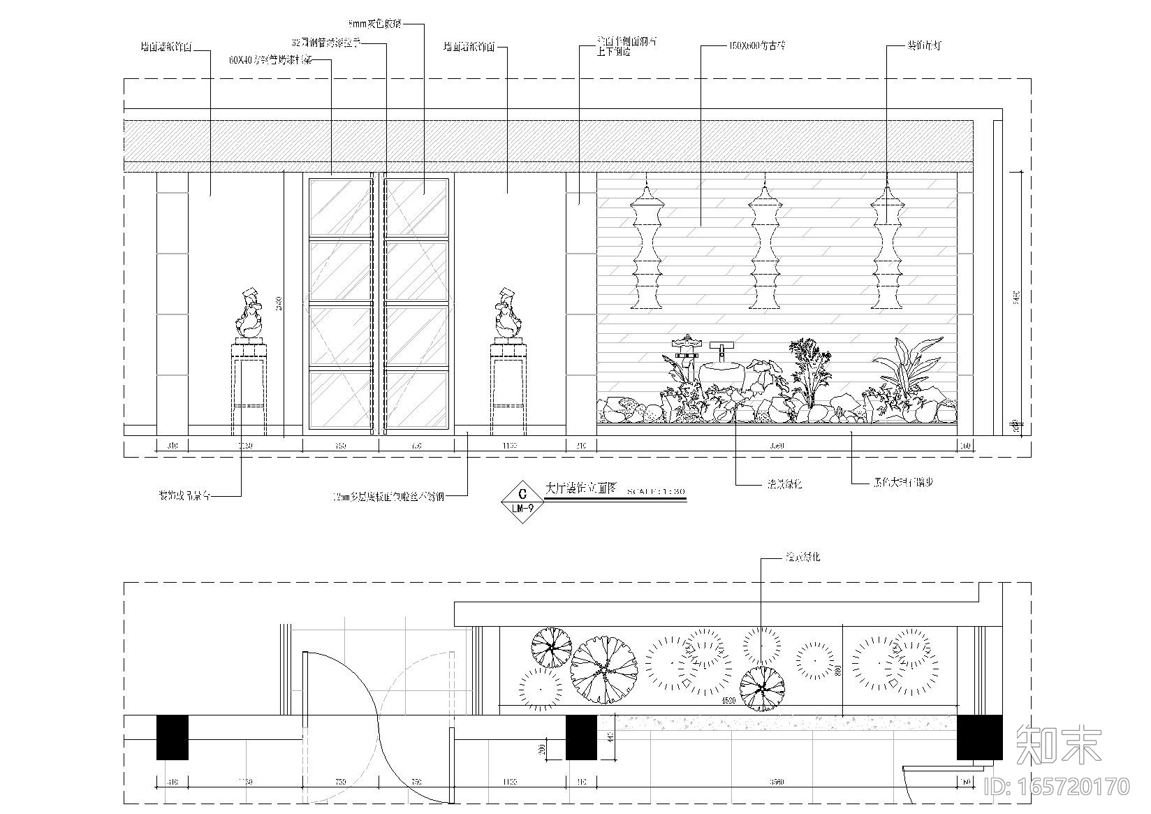 [闽清]雄仔贸易有限公司工程装饰设计施工图cad施工图下载【ID:165720170】