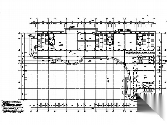 [四川]4层市级现代风格幼儿园教学楼建筑设计施工图（两...cad施工图下载【ID:165933114】