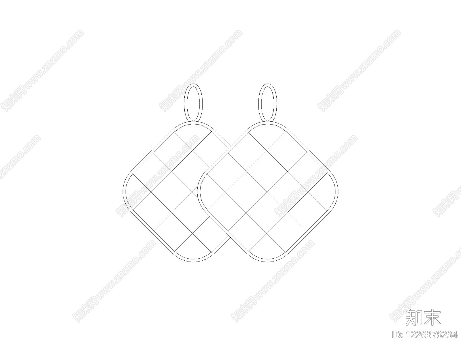 现代柜子CAD图纸
