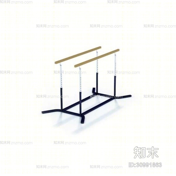 金属双杠3D模型下载【ID:30991863】