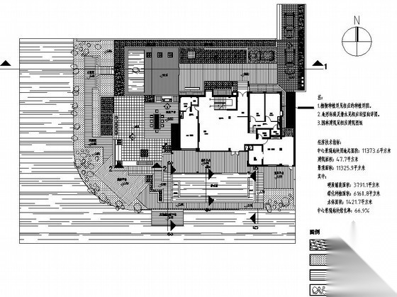 湖边别墅庭院景观设计施工图cad施工图下载【ID:161085121】