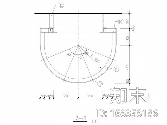 [中英文对照]屋面检修钢梯节点构造详图施工图下载【ID:168358136】