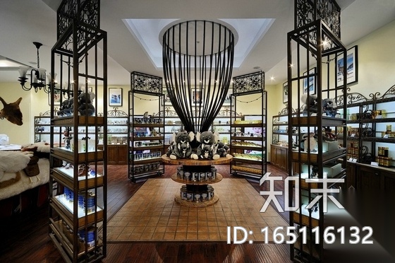 澳洲风情精品生活馆旗舰店施工图（含效果）cad施工图下载【ID:165116132】