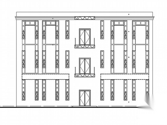 [北京通州]某工业开发区研发展示中心配套商业建筑扩初图...cad施工图下载【ID:164862195】