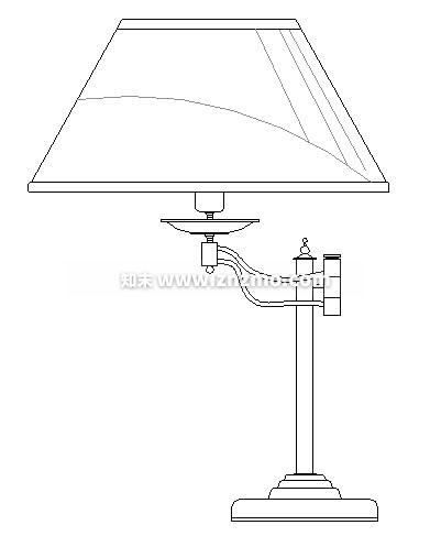 台灯cad施工图下载【ID:181973146】