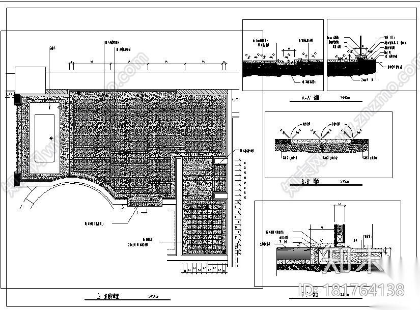 [浙江]邱德光温州F型户型设计施工图cad施工图下载【ID:181764138】