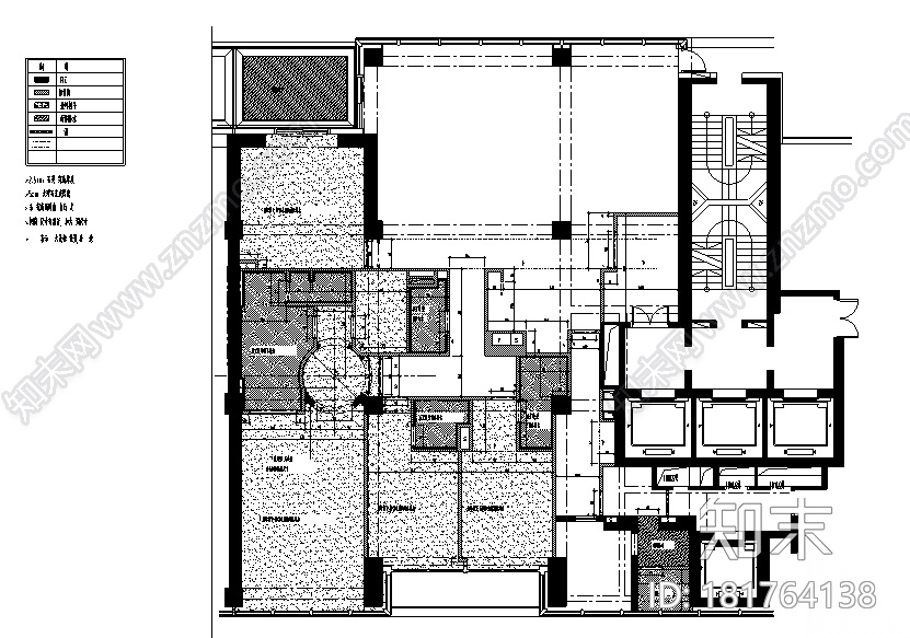 [浙江]邱德光温州F型户型设计施工图cad施工图下载【ID:181764138】