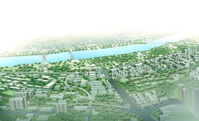 [广西]南宁环南湖地区控规详细性规划方案文本cad施工图下载【ID:160910150】