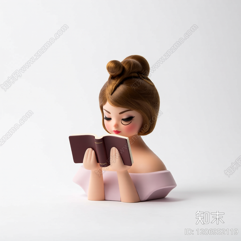 阅读女性雕塑装饰品3D模型下载【ID:1206952119】