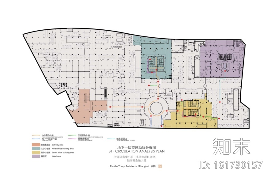 [天津]简约派精装办公空间室内设计施工图（含方案和效...施工图下载【ID:161730157】