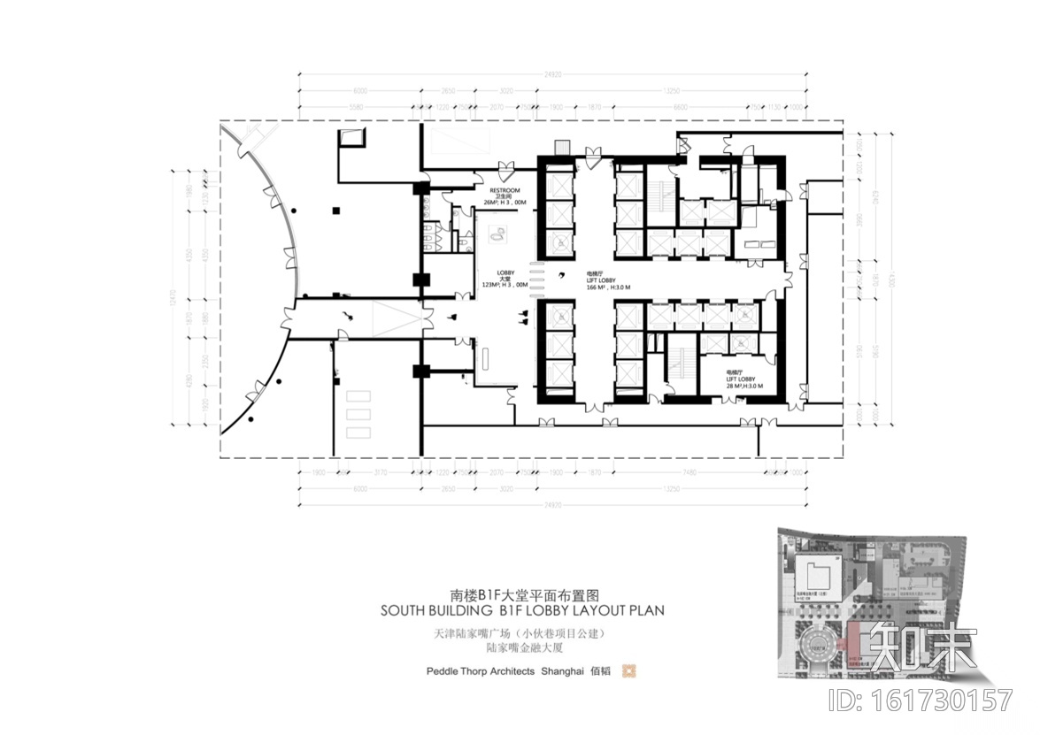 [天津]简约派精装办公空间室内设计施工图（含方案和效...施工图下载【ID:161730157】