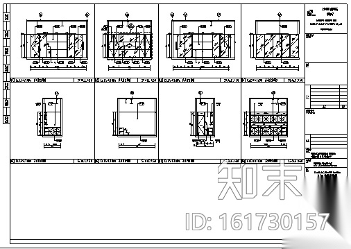 [天津]简约派精装办公空间室内设计施工图（含方案和效...施工图下载【ID:161730157】