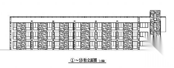 九龙基地公寓楼建筑图cad施工图下载【ID:149574112】