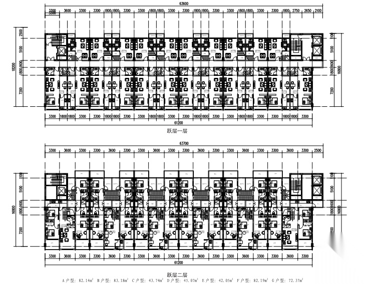 [陕西]绿地高层住宅及商业综合体建筑设计文本（含两套方...cad施工图下载【ID:166428150】