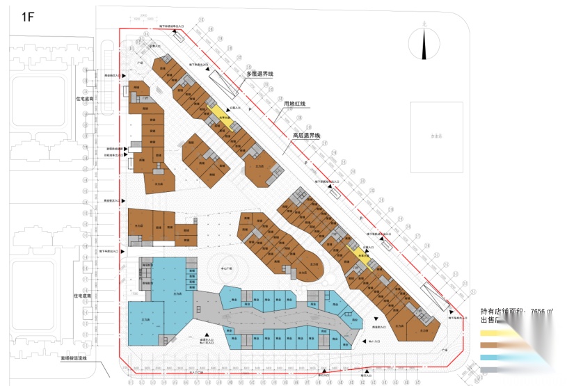 [陕西]绿地高层住宅及商业综合体建筑设计文本（含两套方...cad施工图下载【ID:166428150】