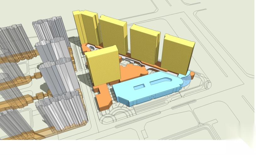 [陕西]绿地高层住宅及商业综合体建筑设计文本（含两套方...cad施工图下载【ID:166428150】