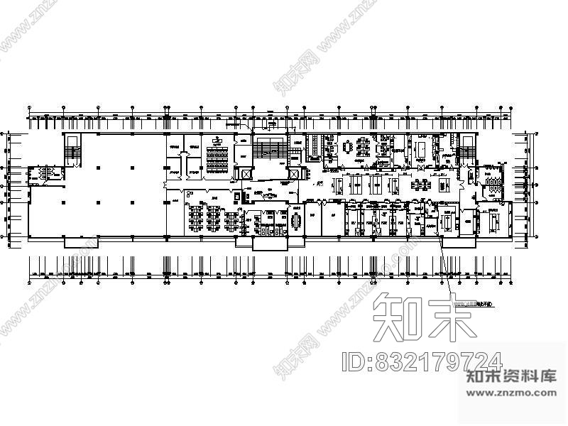 昆明某医学检测中心平面图cad施工图下载【ID:832179724】