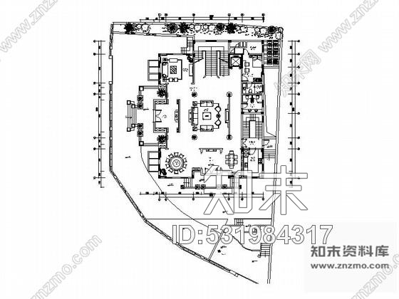 施工图深圳奢华欧式四层花园别墅全套施工图含效果cad施工图下载【ID:531984317】