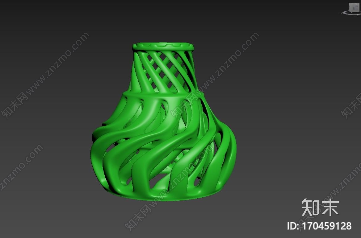 涡环花瓶3d打印模型下载【ID:170459128】