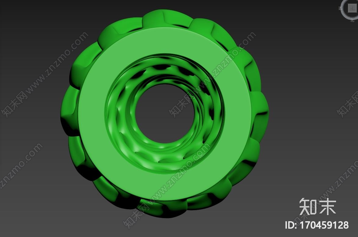 涡环花瓶3d打印模型下载【ID:170459128】