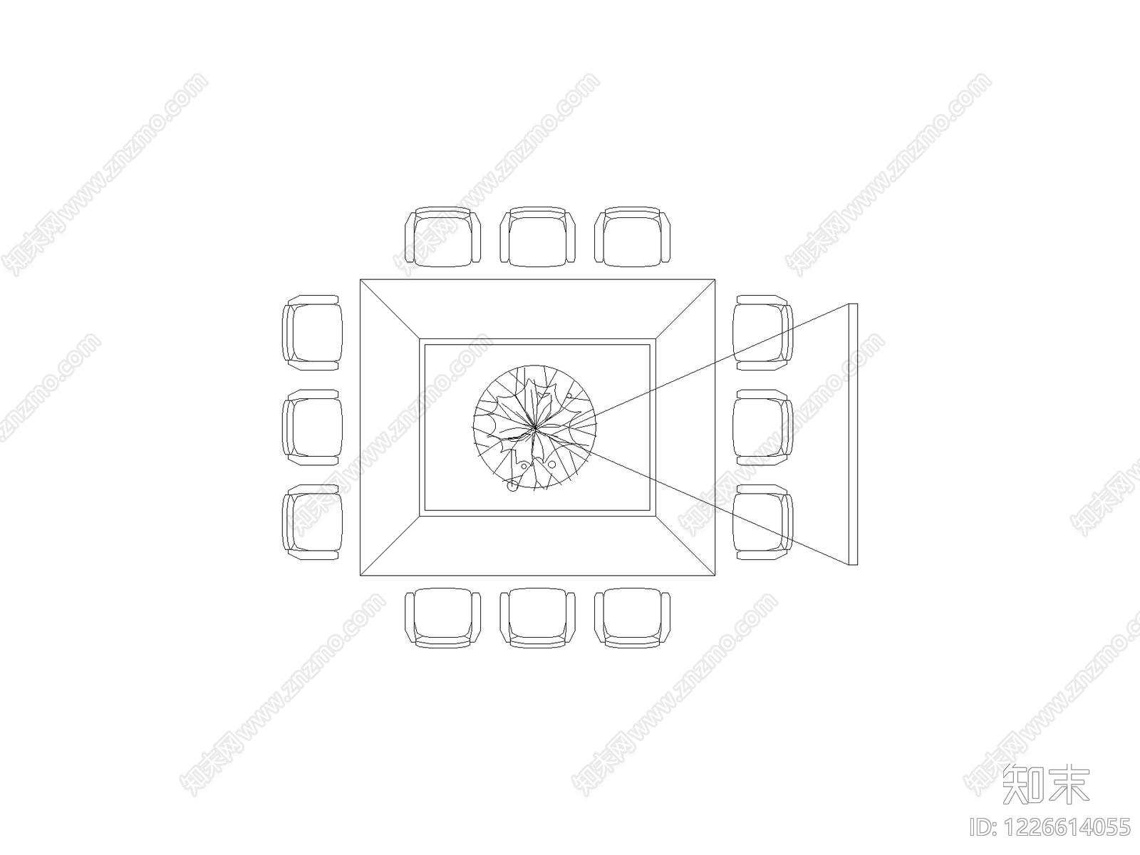 桌子CAD图纸