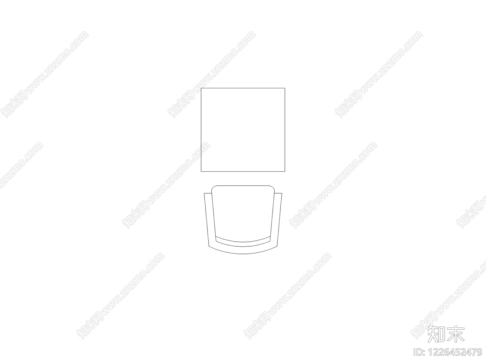 椅子CAD图纸