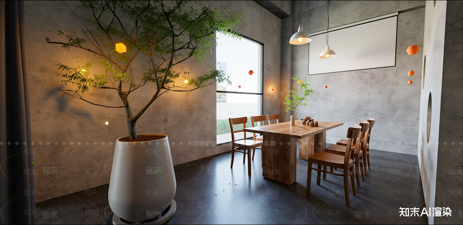 复古咖啡厅SU模型下载【ID:1216080508】