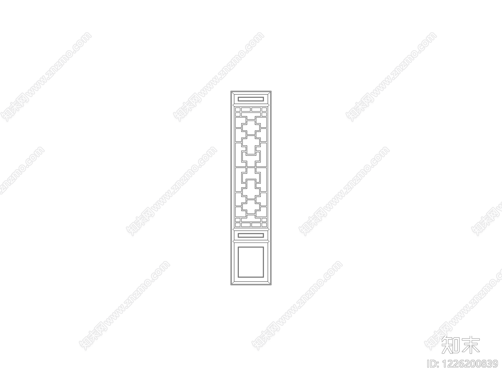 窗CAD图纸