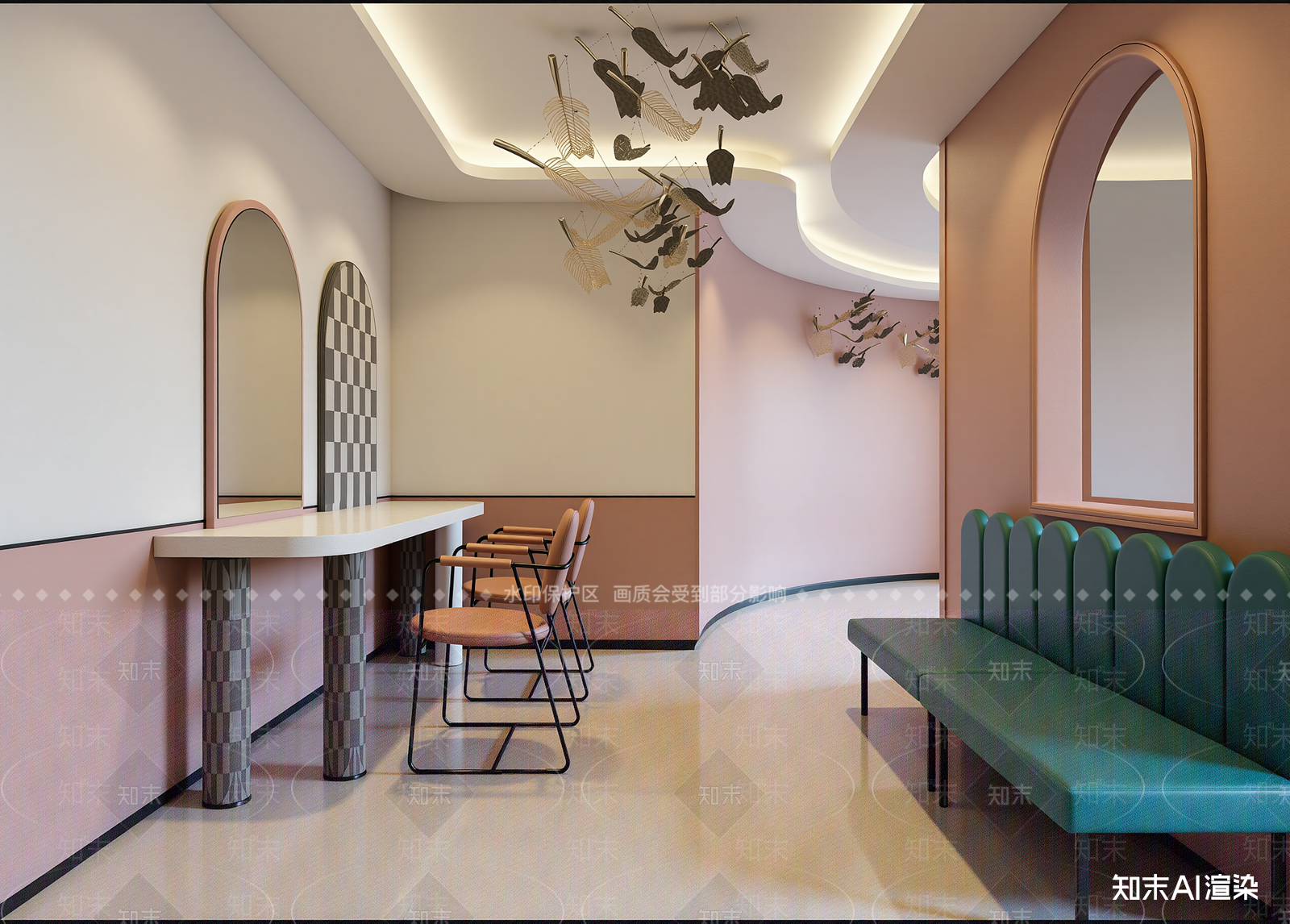 现代咖啡厅3D模型下载【ID:1214955793】
