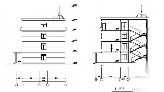 某四层学校办公楼建筑结构方案图施工图下载【ID:151640108】