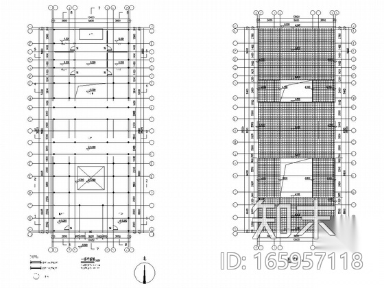 [江西]砖木混合结构仿古祠堂结构施工图（含建筑图）施工图下载【ID:165957118】