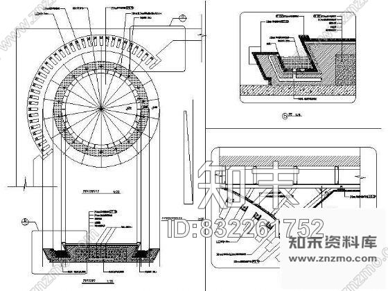 图块/节点大堂水池及背景墙详图cad施工图下载【ID:832261752】