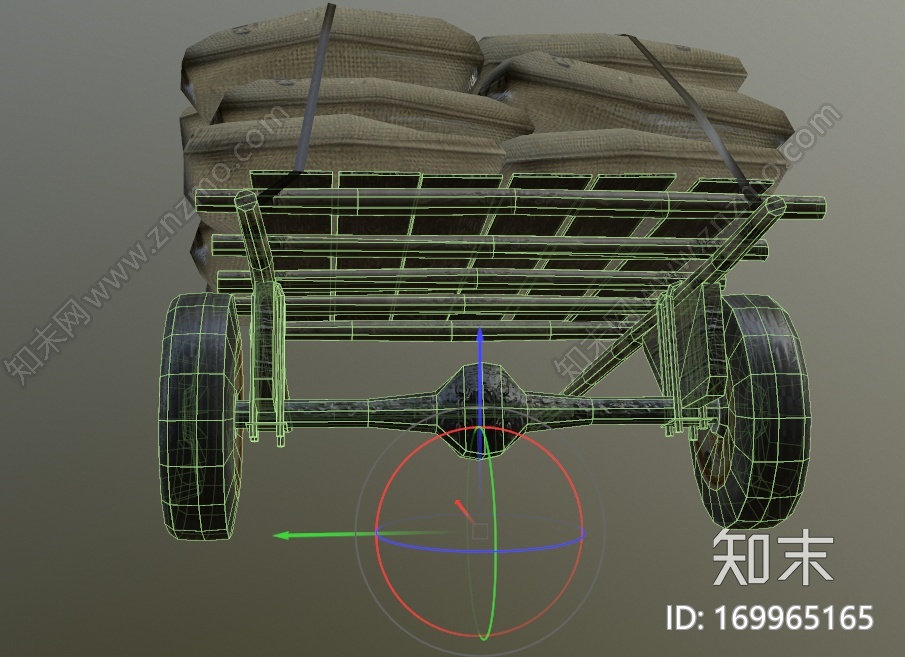 工地工人手推车CG模型下载【ID:169965165】