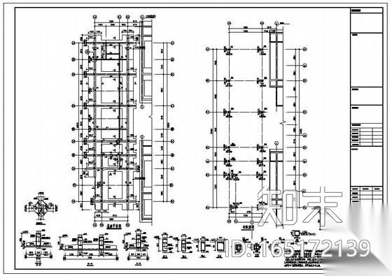 某市看守所改建工程建筑结构设计图cad施工图下载【ID:165172139】