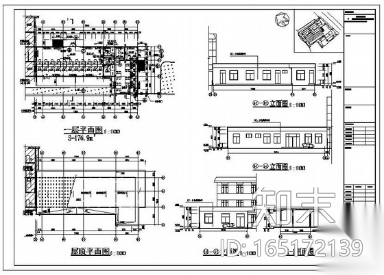 某市看守所改建工程建筑结构设计图cad施工图下载【ID:165172139】