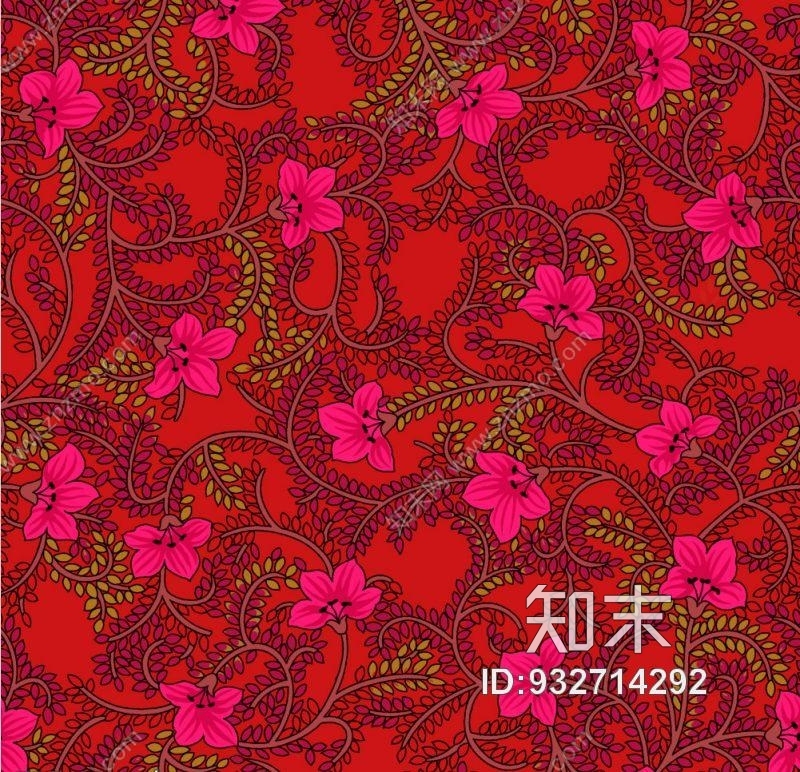 布纹-花布贴图下载【ID:932714292】