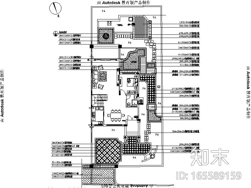 [河北]别墅样板房园林工程施工图（著名设计公司）施工图下载【ID:165589159】