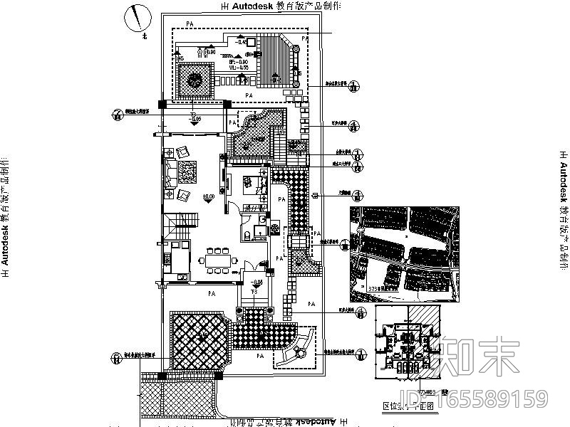 [河北]别墅样板房园林工程施工图（著名设计公司）施工图下载【ID:165589159】