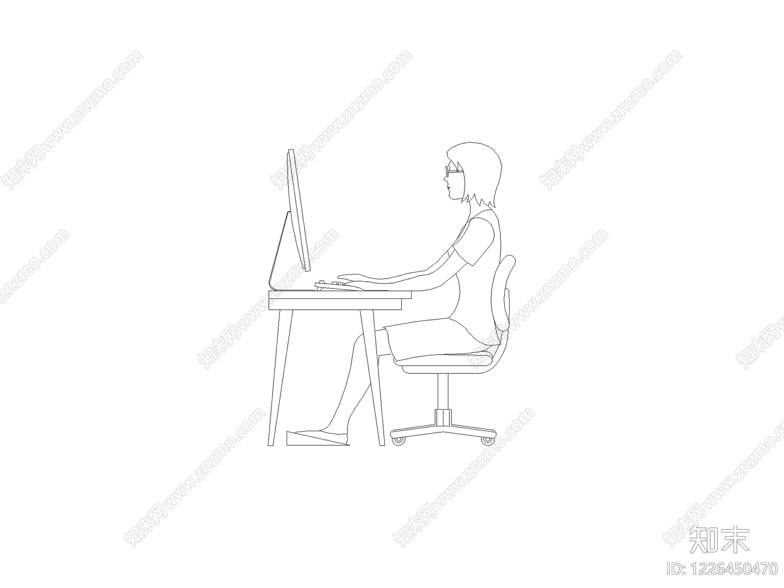 人物cad施工图下载【ID:1226450470】
