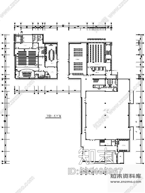 施工图某纪念馆附馆装修图cad施工图下载【ID:532105967】