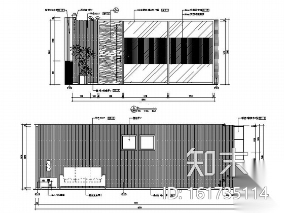 [浙江]某会计事务所办公室室内设计精装修CAD施工图施工图下载【ID:161735114】