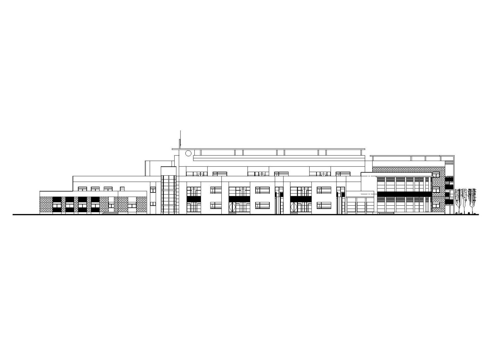 [上海]13班幼儿园建筑施工图（CAD）cad施工图下载【ID:151540112】