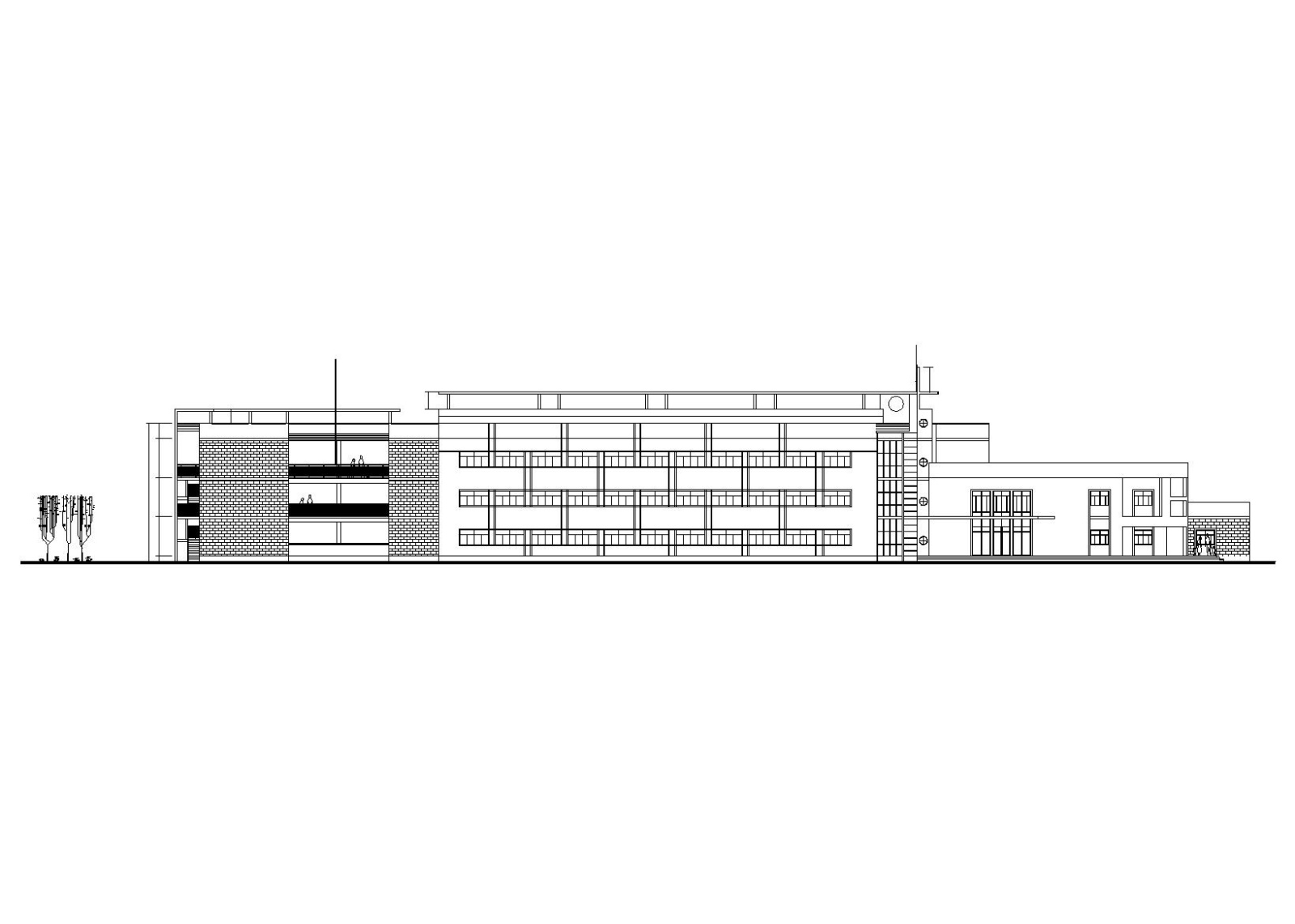 [上海]13班幼儿园建筑施工图（CAD）cad施工图下载【ID:151540112】