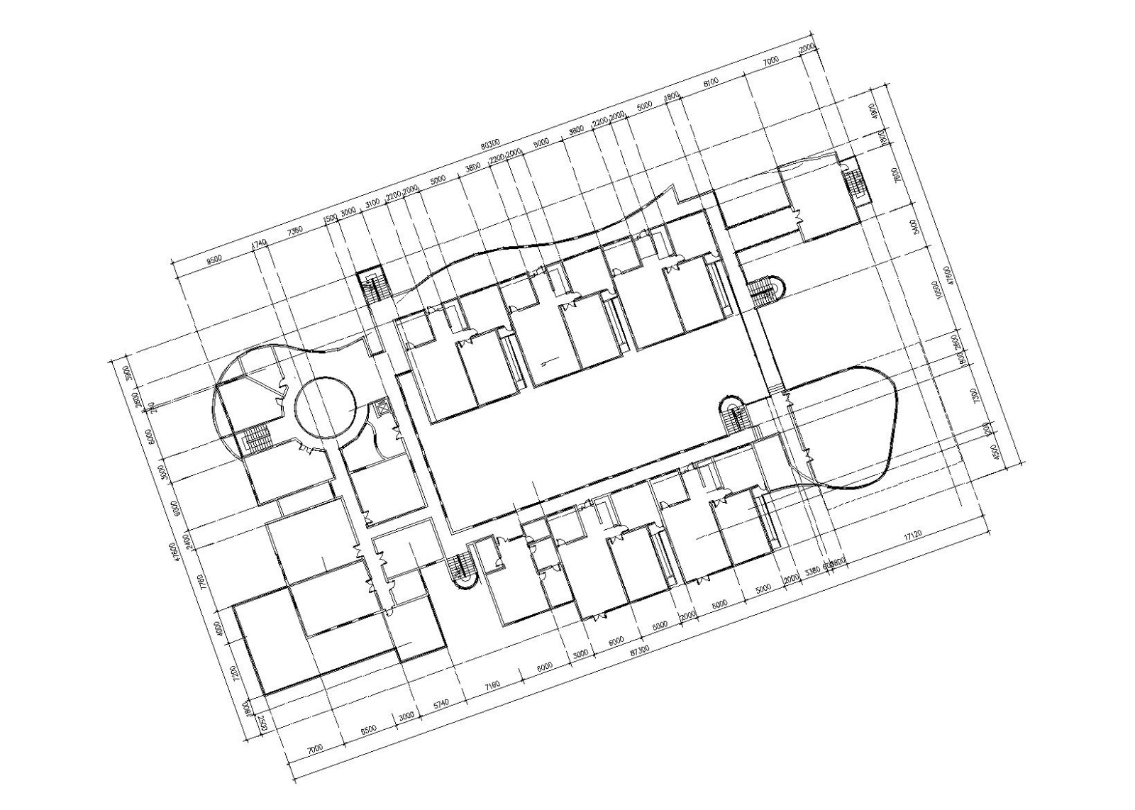 [上海]13班幼儿园建筑施工图（CAD）cad施工图下载【ID:151540112】