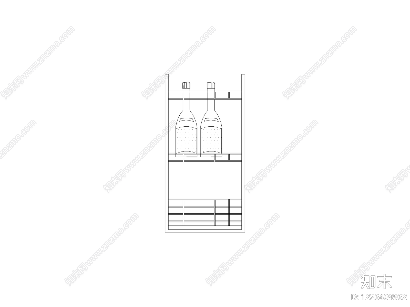柜子cad施工图下载【ID:1226409962】
