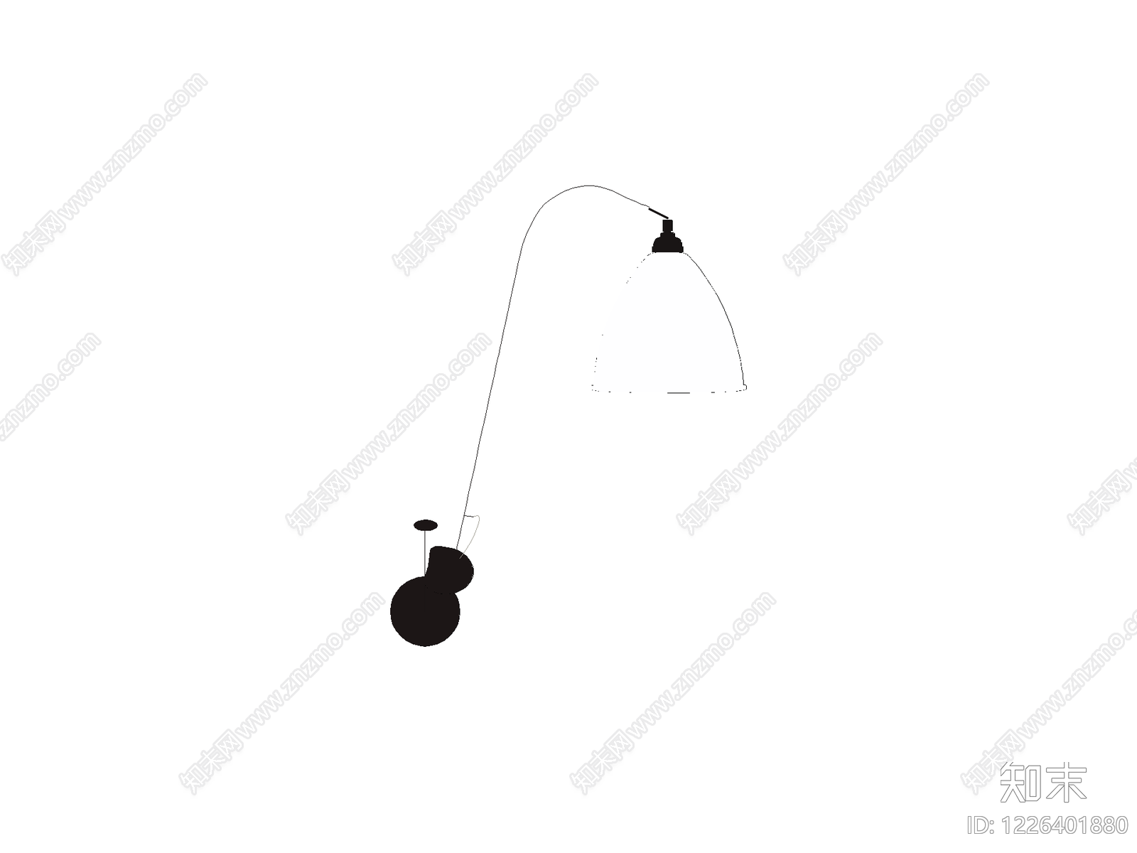 灯具图块cad施工图下载【ID:1226401880】