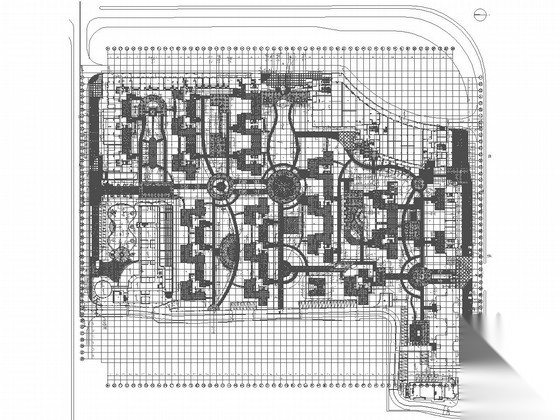 [广东]经济实用型居住区景观设计施工图施工图下载【ID:161084155】